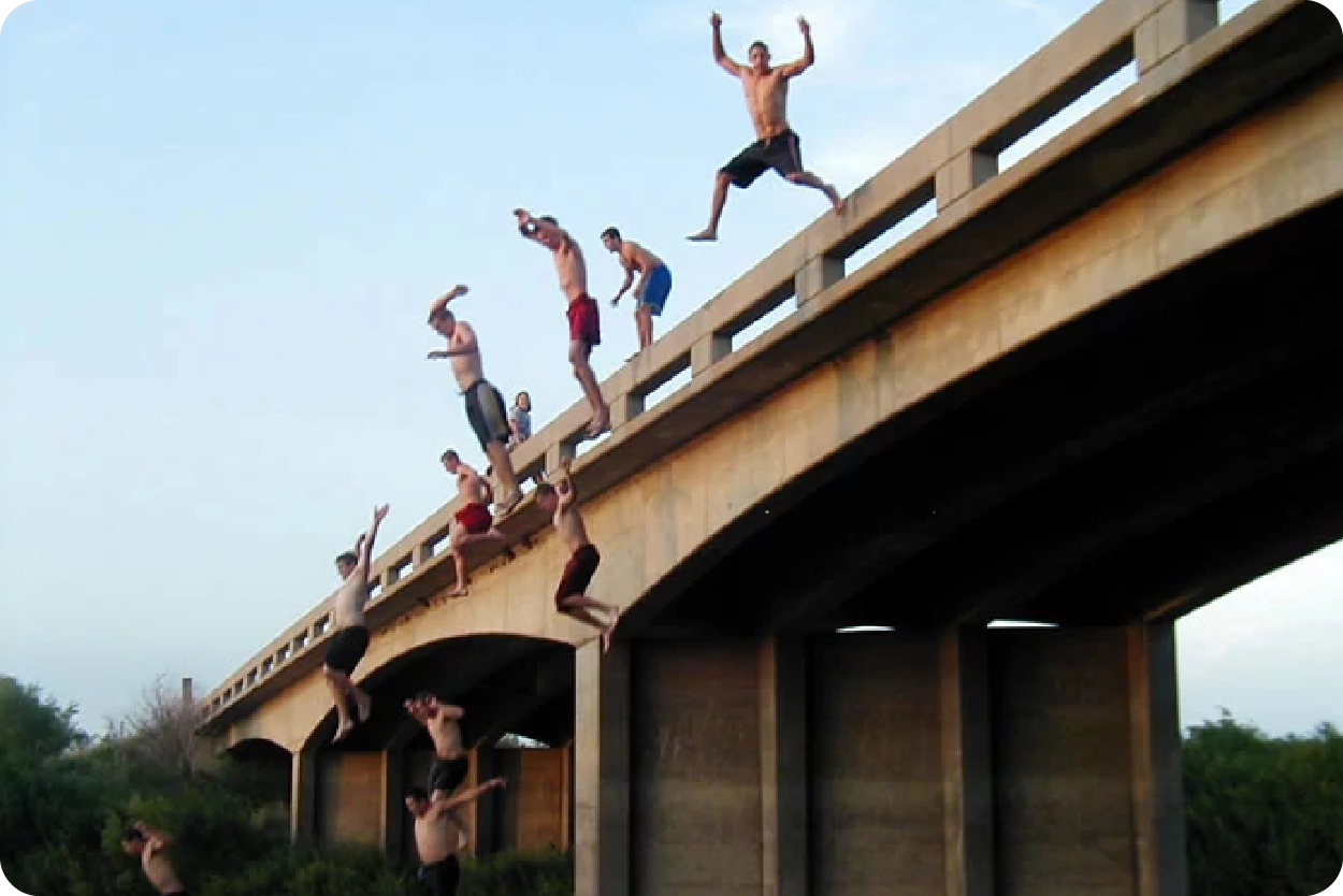 How Competition Makes Marketers Jump Off Bridges